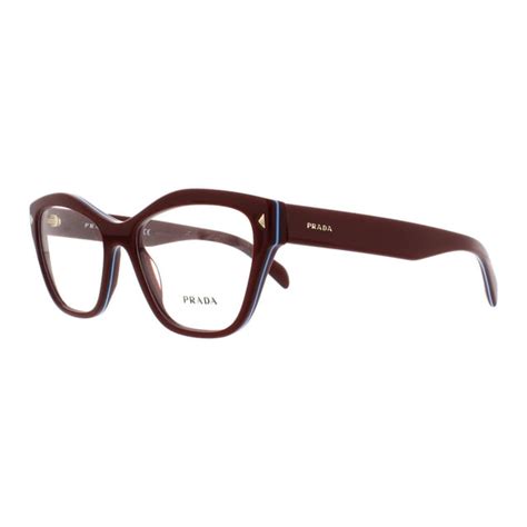 prada montures amarath azure|Prada PR 27SVF Eyeglasses UF91O1 Amaranth/ Azure 55.